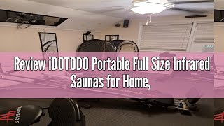 Review iDOTODO Portable Full Size Infrared Saunas for Home One Person Full Body Home Spa Tent with [upl. by Renate]