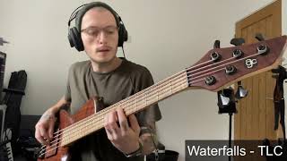 Waterfalls  TLC Bass Cover [upl. by Hadwin923]