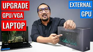 Upgrade GPU Laptop dengan eGPU Review Asus XG Station Pro  Indonesia [upl. by Bravar367]