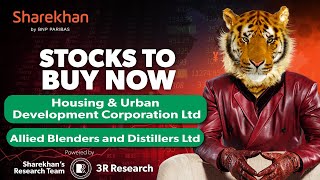 Stocks To Buy Now  HousingandUrbanDevelopmentCorporation Ltd amp AlliedBlendersampDistillers Ltd [upl. by Pickford]