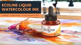 Using Ecoline Liquid Watercolour Inks [upl. by Narine]