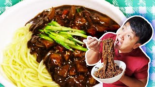 How to Cook The BEST KOREAN Jajangmyeon Noodles in Black Bean Sauce [upl. by Akiraa]