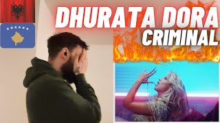 🇦🇱🇽🇰 Dhurata Dora  Criminal HYPE UK 🇬🇧 REACTION [upl. by Clea]