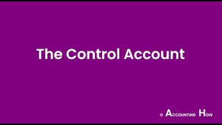 The Control Account [upl. by Rubetta]