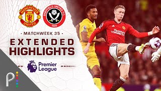 Manchester United v Sheffield United  PREMIER LEAGUE HIGHLIGHTS  4242024  NBC Sports [upl. by Giavani468]