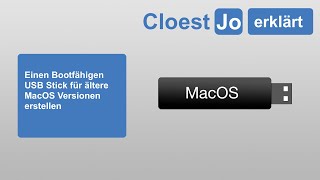 Einen Bootfähigen USB Stick erstellen für ältere MacOS Versionen [upl. by Akemed]