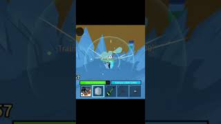 insane combo of ice draconic trident  dragon talon ciborgzim bloxfrutis [upl. by Sanoy]