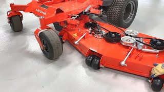 How to Remove an Ariens® APEX Zero Turn Mower Deck  Ariens [upl. by Merideth]