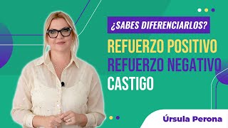 Aprende a diferencias refuerzo positivo refuerzo negativo y castigo [upl. by Carlstrom839]