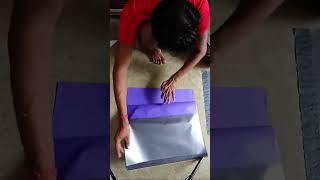 black  violet mix color kitemaking live video [upl. by Einamrej702]