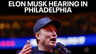 🔴 LIVE  Elon Musk 1M petition sweepstakes hearing in Philly  FOX 29 News Philadelphia [upl. by Bushweller]