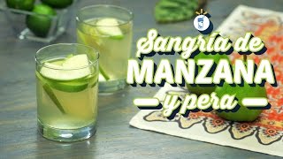 ¿Cómo preparar Sangría de Manzana y Pera  Cocina Fresca [upl. by Nowyt]