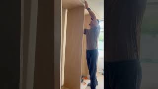 Plywood wardrobe diy howtodo wardrobe carpentry [upl. by Dody]