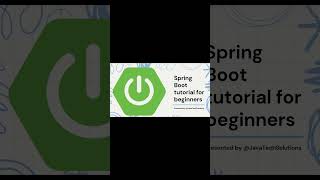 Spring Boot Tutorial  For Beginner   Part  1 springboot beginners javaframework [upl. by Cordelia]