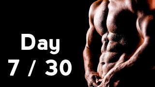 30 Days Six Pack Abs Workout Program Day 730 [upl. by Trip933]