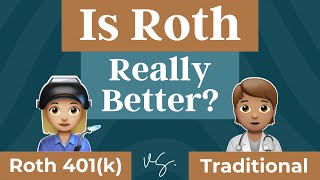 Traditional vs Roth 401k Which Is Better for Retirement [upl. by Friedly]