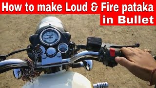 How to make Pataka Sound with your Royal Enfield Bullet [upl. by Lobiv]