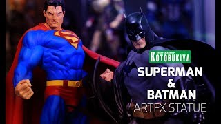 Kotobukiya ArtFX Superman amp Batman 16 Scale PVC Statue [upl. by Millan]