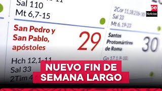 Habrá fin de semana largo del 29 de junio al 2 de julio [upl. by Follmer]