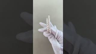 Premium 67mm Bright White Freshwater NucleusFree Pearl Necklace Original Durable 925 Silver Clasp [upl. by Norah]