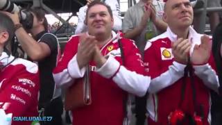 Kimi Raikkonen on podium  Sochi 2016 [upl. by Ibot]