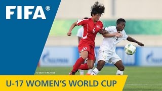 Match 27 Korea DPR v Ghana  FIFA Womens U17 World Cup Jordan 2016 [upl. by Karalee]