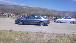 BMW E60 530d vs Opel Omega 30 V6 [upl. by Dnalyaw241]