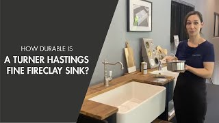 How Durable is a Turner Hastings Fine Fireclay Sink [upl. by Pilloff820]