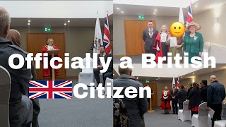 British Citizenship Ceremony 2024 Officially Receiving My British Citizenship Alhamdulillah [upl. by Prochora929]