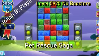 Pet Rescue Saga Level 5925 No Boosters [upl. by Ajnos739]