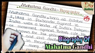 Mahatma Gandhi  Biography Of Mahatma Gandhi  Mahatma Gandhi Biography [upl. by Casaleggio]