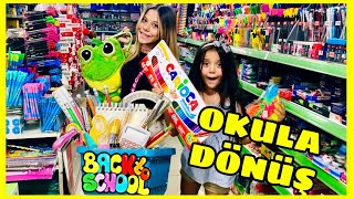 OKULA DÖNÜŞ 2021  Okul Kırtasiye Alışverişi  Back To School  Sevimli Kardeşler Tv [upl. by Atinrahc]