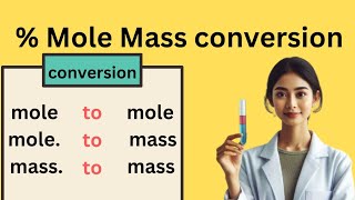 Mole mass conversionStoichiometryMoles and Chemical equations [upl. by Pazia]