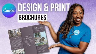 How to Make a Brochure in Canva  Canva Tutorial [upl. by Nilrev]