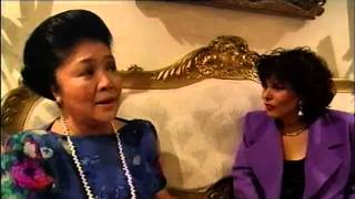 Imelda Marcos describes how her husband filled their walls with gold bullion [upl. by Yasu]