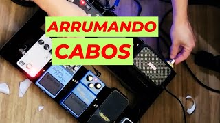 COMO ARRUMAR CABO DE GUITARRA  Pedais ao Amp com Conectores Angulados 🎸 [upl. by Kcirdaed373]