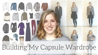 How I Built My Winter Capsule Wardrobe  Project 333 [upl. by Anaujik]