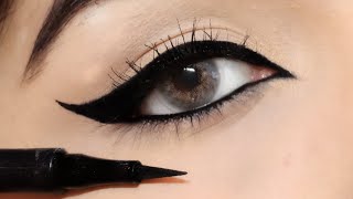 TRICK  How To Apply Eyeliner  ऑय लाइनर कैसे लगाए  Wing  Inner corner [upl. by Yasnyl]