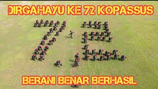 DIRGAHAYU KOPASSUS KE 72  BERANI BENAR BERHASIL [upl. by Gilpin]