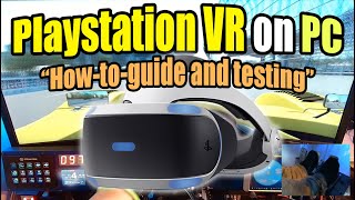 How to use a Playstation VR headset on PC Setupguide and testing [upl. by Semadar676]