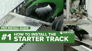 Ep1  Installing Starter Track  External Wall Insulation Guide [upl. by Doowrehs842]