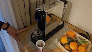 Nespresso Citiz Stainless Steel Q leaking water with compatible capsules [upl. by Bever628]