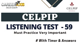 Celpip Listening Mock Test  Celpip Listening Test Practice With Answers [upl. by Sacram]