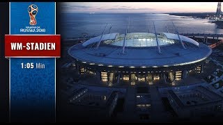 Russlands WMStadien Die SaintPetersburg Arena [upl. by Lud]