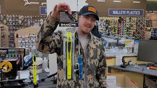 The BEST Dangler Rod Holder setup Tip Down Ice Fishing [upl. by Bernadina]