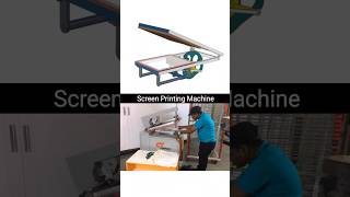 Screen Printing Machine  Mechanical Mechanism Animation machine mechanism engineering [upl. by Pirzada528]