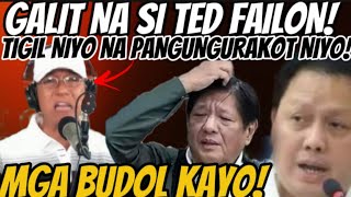 Ted Failon May banat kay BBM  Budol flood CONTROL Zaldy Co [upl. by Nillad]