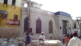 Haiti Earthquake Sogebank Rue des Miracles [upl. by Kussell]