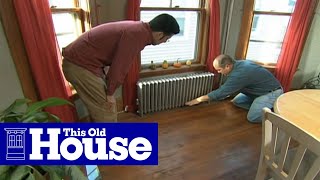 How to Quiet a Banging Steam Radiator  This Old House [upl. by Dlanigger]