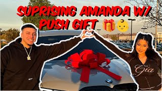 SURPRISING AMANDA w HER PUSH GIFT [upl. by Willing]